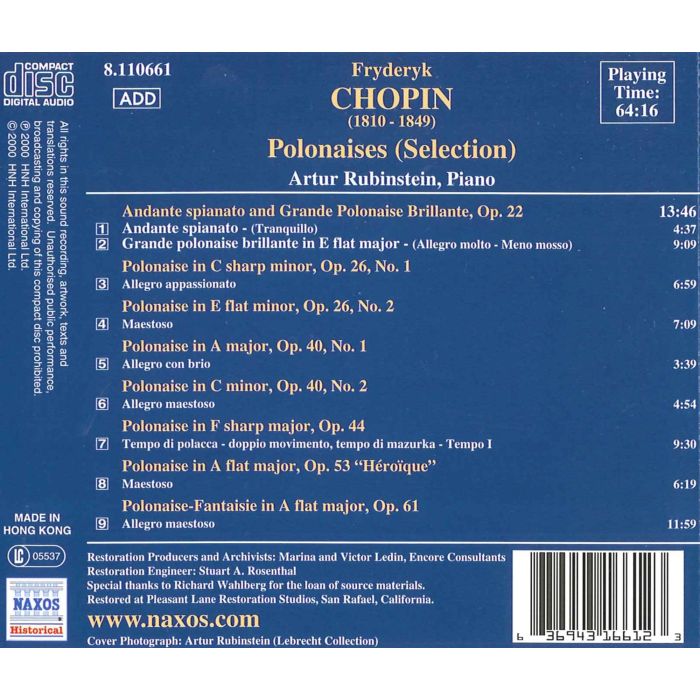 CHOPIN: Polonaisen Nr.1-7 - slide-1