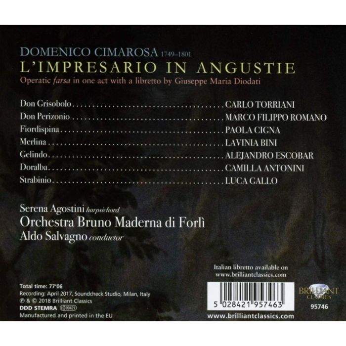 Cimarosa: L'impresario in Angustie - slide-1