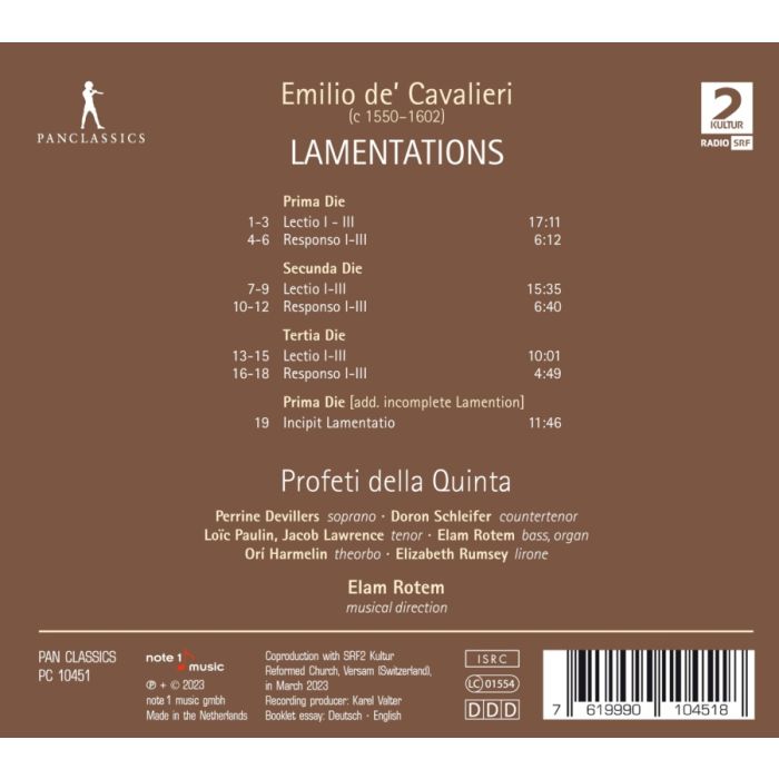 Cavalieri: Lamentations - slide-1
