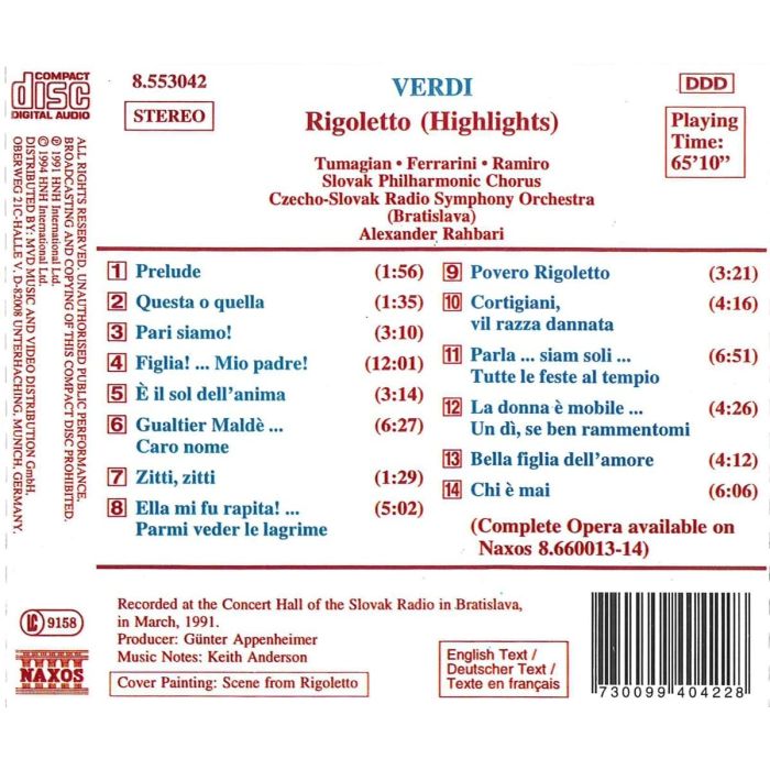 VERDI: Rigoletto (highlights) - slide-1