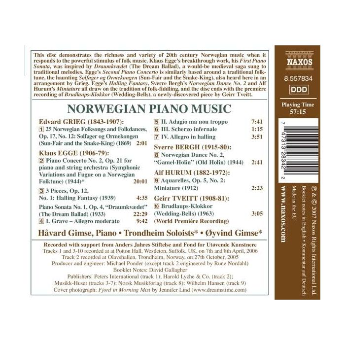 NORWEGIAN PIANO MUSIC - slide-1