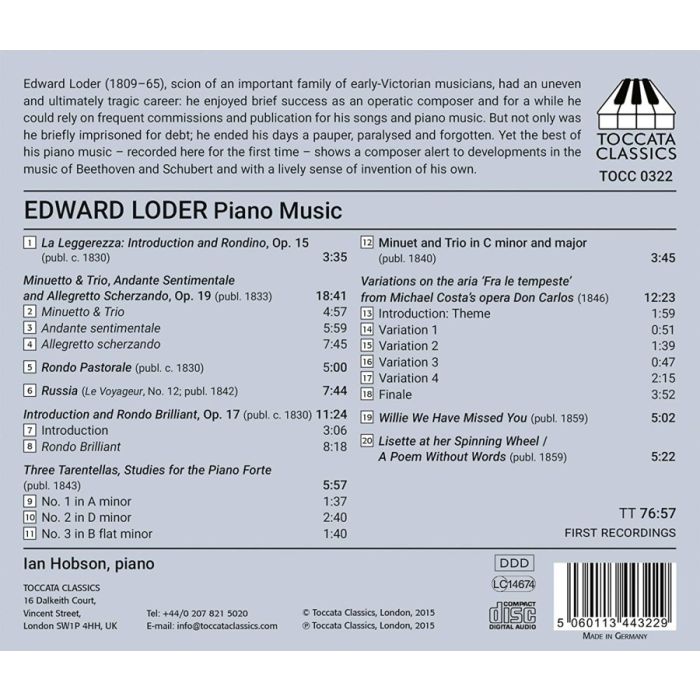 Loder: Piano Music - slide-1
