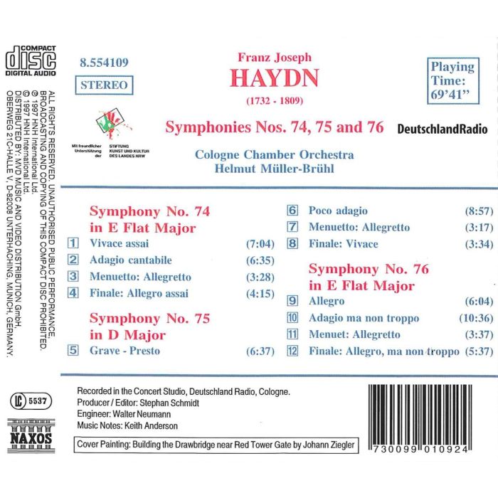 HAYDN: Symphonies nos.74 - 76 - slide-1