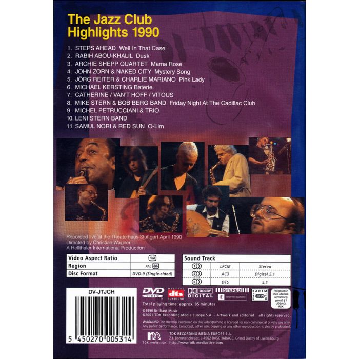 THE JAZZ CLUB HIGHLIGHTS 1990 - slide-1