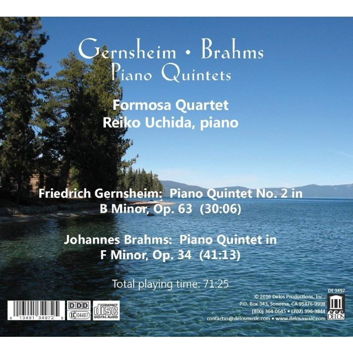Brahms & Gernsheim: Piano Quintets - slide-1