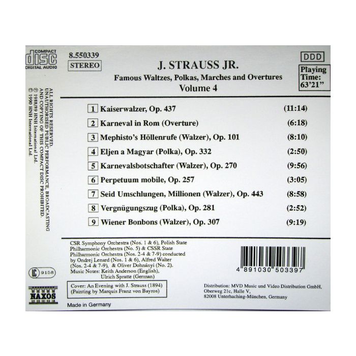 The Best of Johann.Strauss Jr. vol. 4 - slide-1