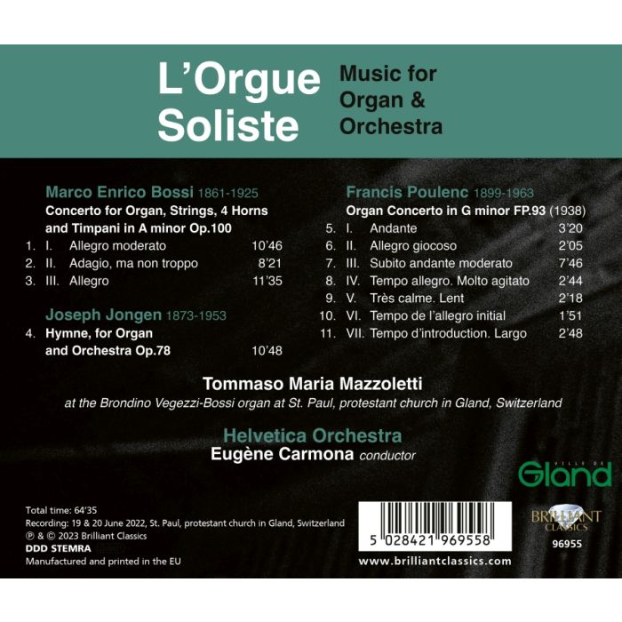 L'Orgue Soliste - Music for Organ & Orchestra - slide-1