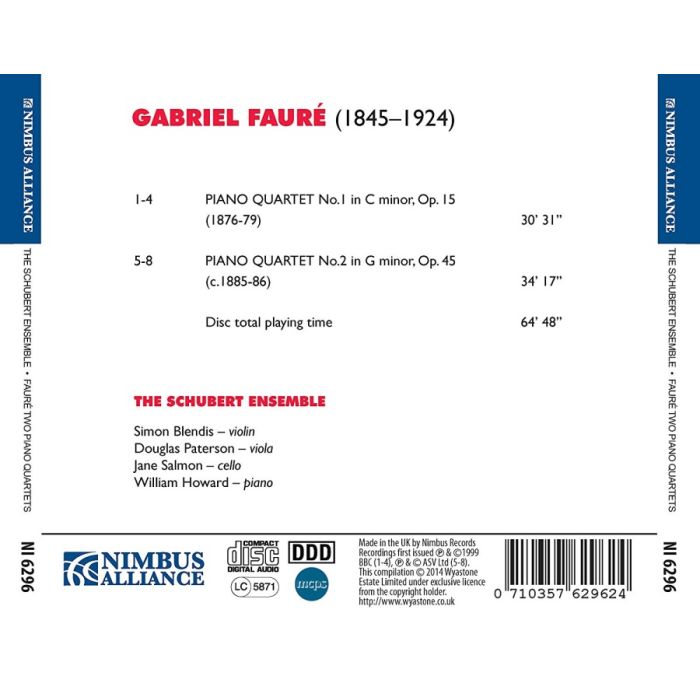 Fauré: The Two Piano Quartets - slide-1