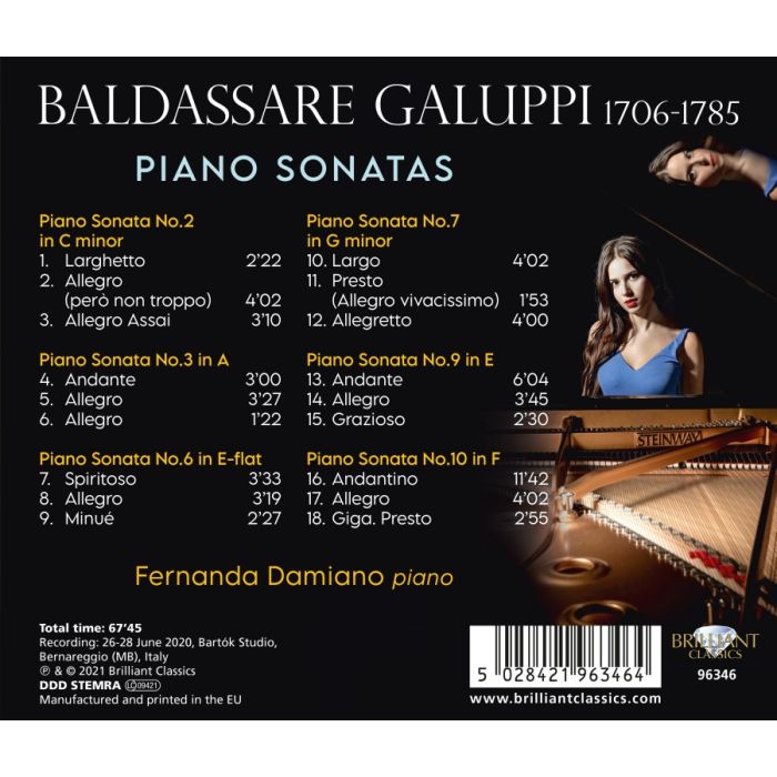 Galuppi: Piano Sonatas - slide-1