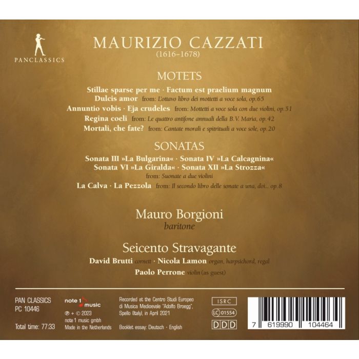 Cazzati: Motets & Sonatas - slide-1