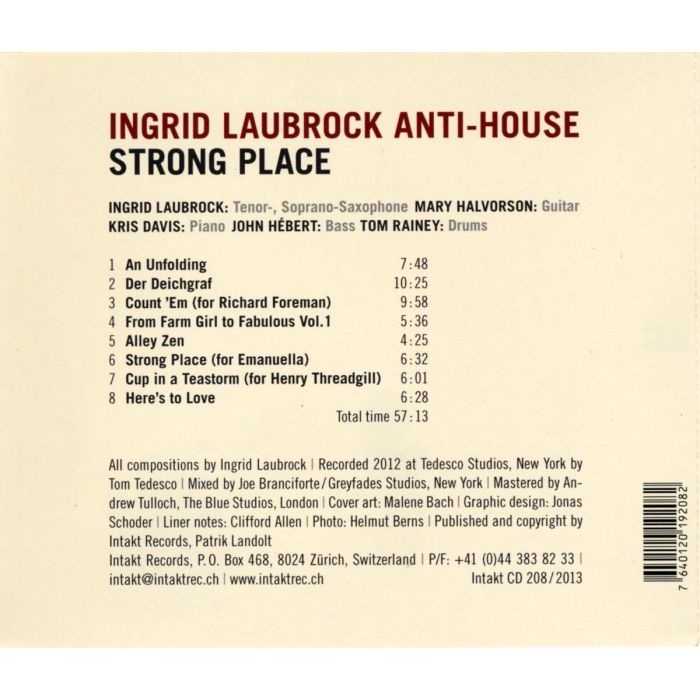 Ingrid Laubrock: Strong Place - slide-1