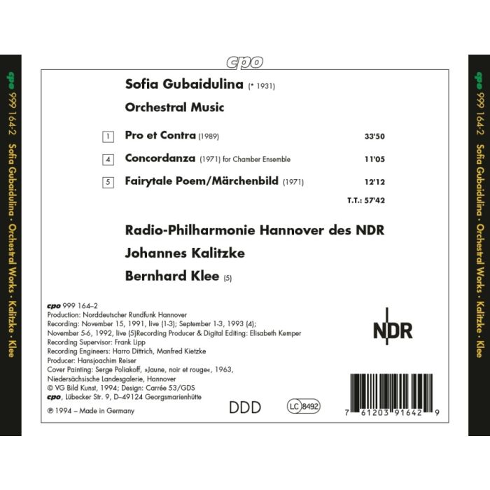 Gubaidulina: Orchestral Music - slide-1