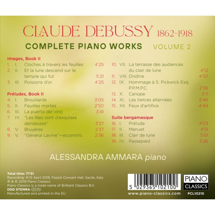 Debussy: Comlete Piano Works Vol. 2 - slide-1