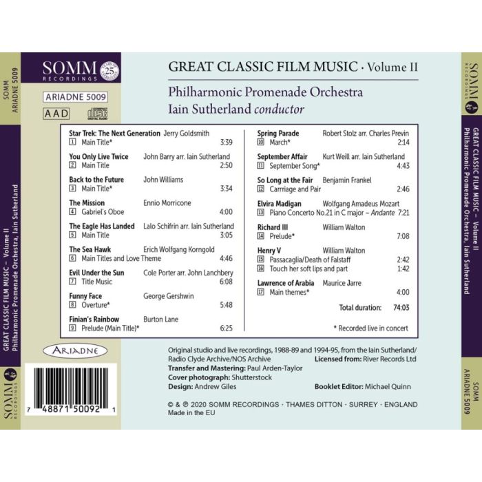 Great Classic Film Music, Volume II - slide-1