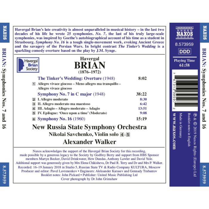 Brian: Symphonies Nos. 7 & 16 - slide-1