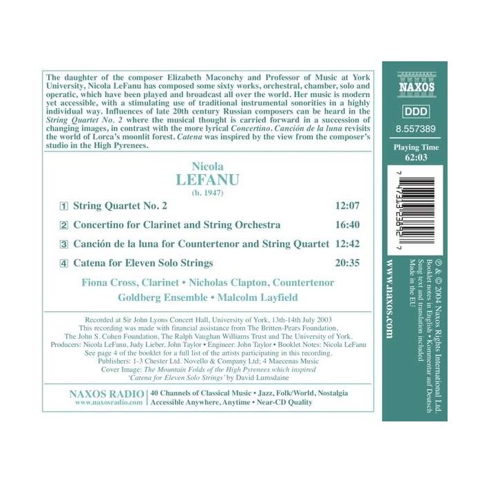 LEFANU: Catena for Eleven Solo Strings - slide-1