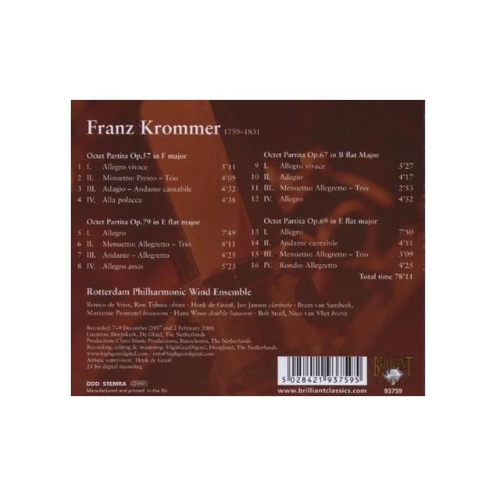 Krommer: Octet Partitas - slide-1