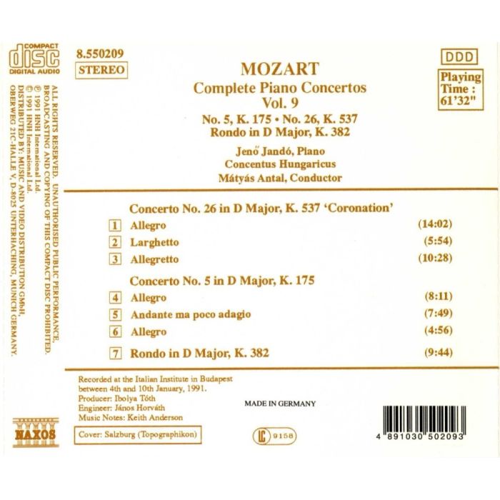 Mozart: Piano Concertos 5 & 26 - slide-1