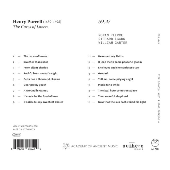 Purcell: The Cares of Lovers - slide-1