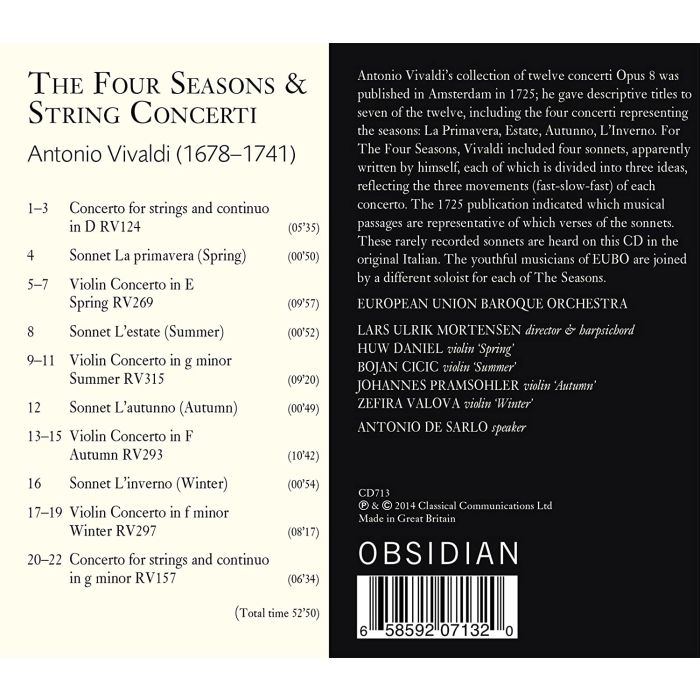 Vivaldi: The Four Seasons & String Concerti - slide-1
