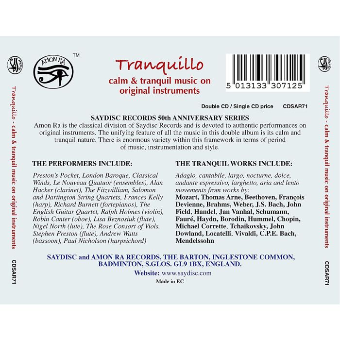 Tranquillo – Mozart, Arne, Bach, Field, Hummel, Vivaldi … - slide-1