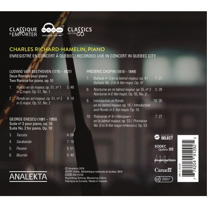 Charles Richard-Hamelin plays Beethoven, Enescu and Chopin - slide-1