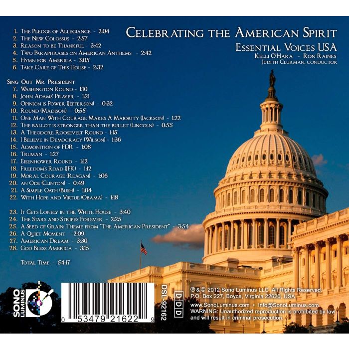 Celebrating the American Spirit - Adler, Muhly, Babbitt, Heggie, Moravec, Berlin, ... - slide-1