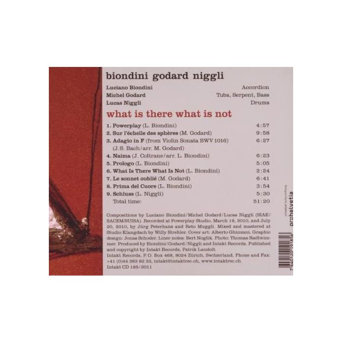 Biondini/Godard/Niggli: What Is There What Is Not - slide-1