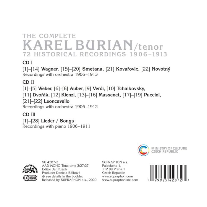 Karel Burian - Complete Recordings 1906–1913 - slide-1