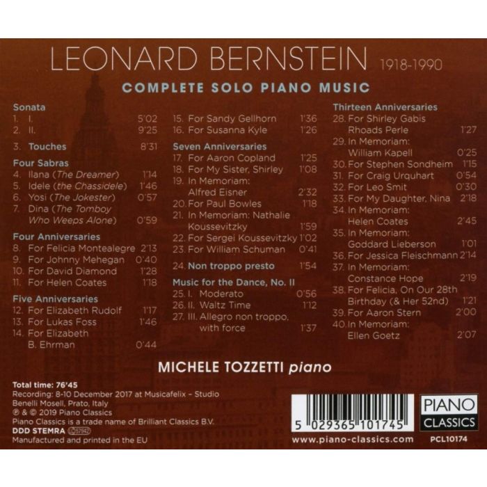Bernstein: Complete Solo Piano Music - slide-1