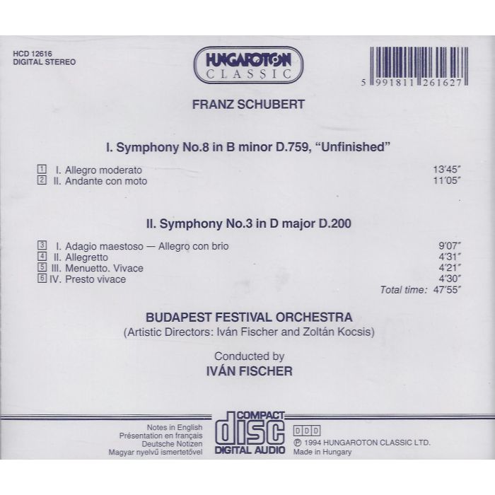 Schubert: Symphonies nos 3 & 8 - slide-1