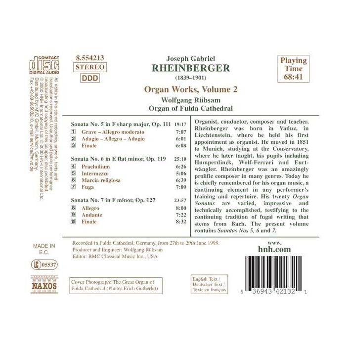 RHEINBERGER: Organ Works vol. 2 - slide-1
