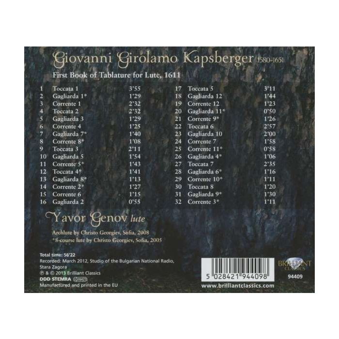 Kapsberger: Libro D'Intavolatura di Lauto - slide-1