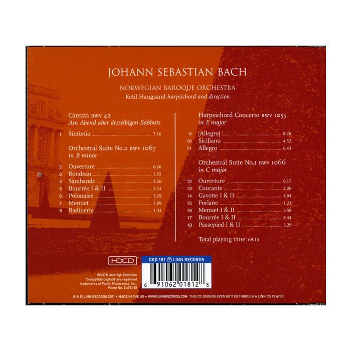 Bach: Orchestral Suites and Harpsichord Concerto - slide-1