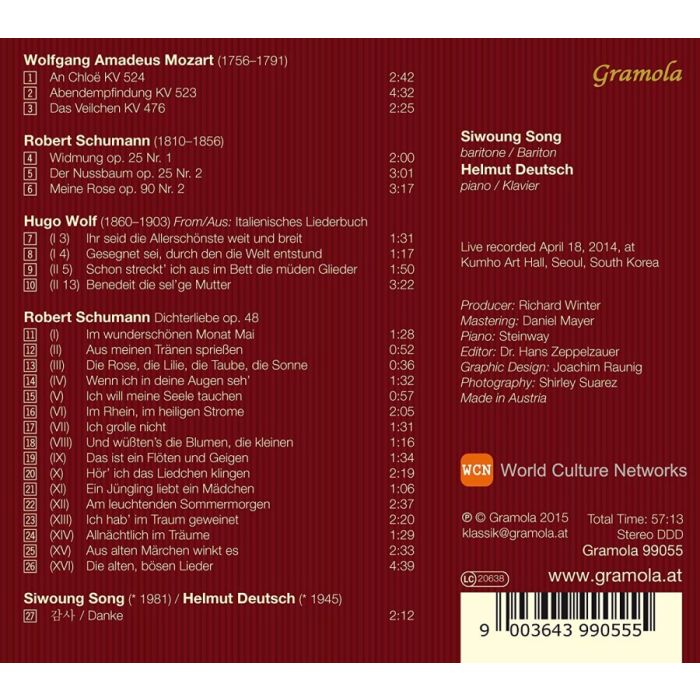Mozart: Schuman, Wolf: Dichterliebe - slide-1
