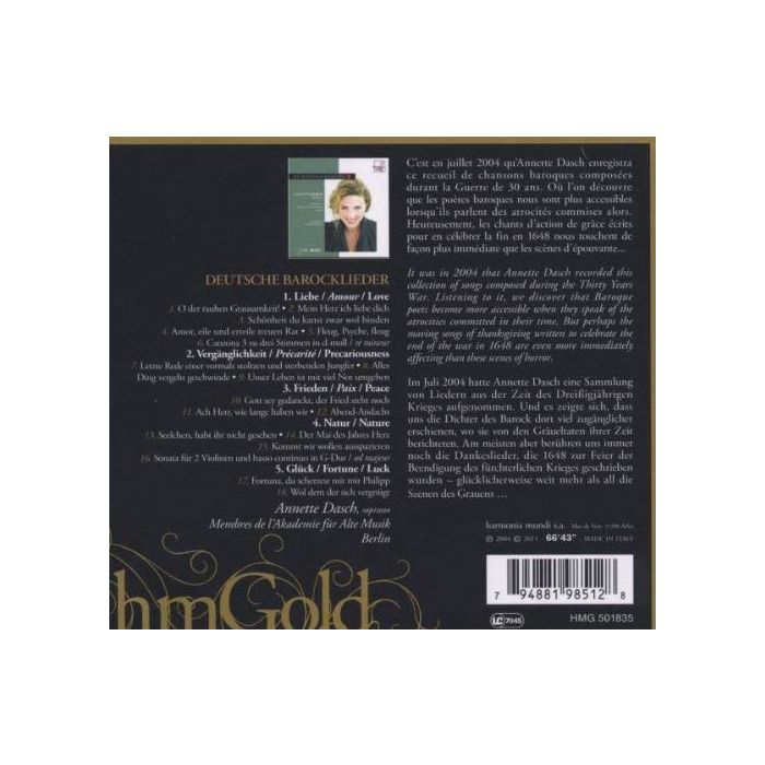 German Baroque Lieder - slide-1