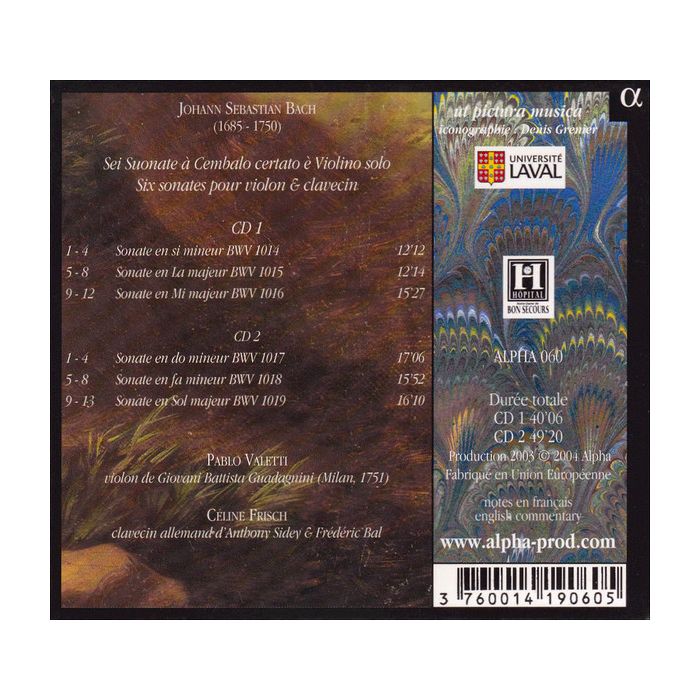 BACH: Sonates pour violon et basse continue - slide-1