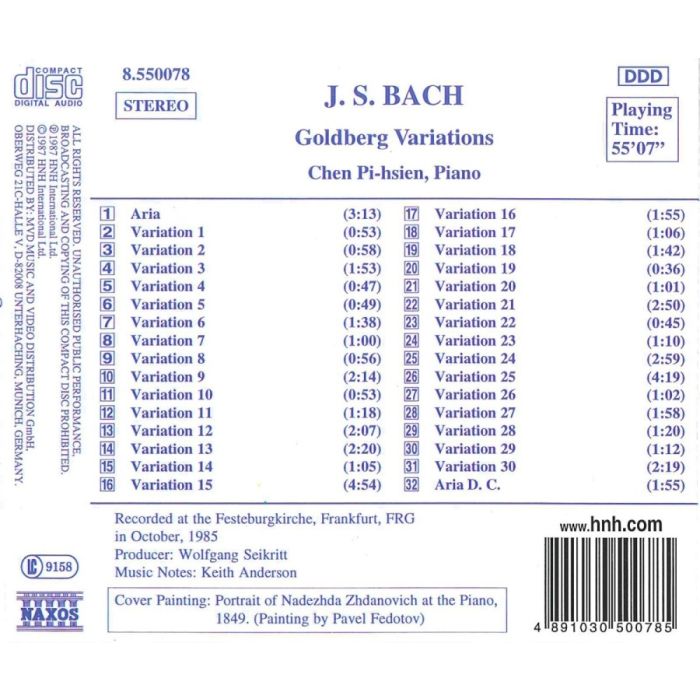 Bach: Goldberg Variations BWV988 - slide-1