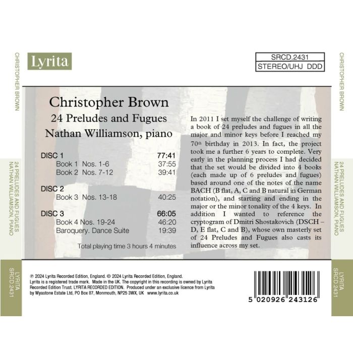 Brown: 24 Preludes & Fugues - slide-1