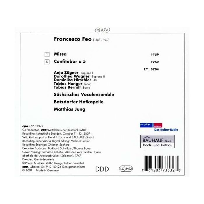 Feo: Missa, Confitebor a 5 - slide-1