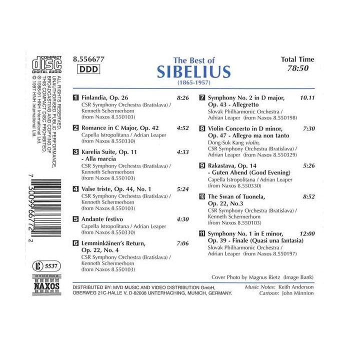 THE BEST OF SIBELIUS - slide-1