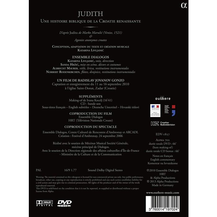 Judith - Une histoire biblique de la Croatie renaissante (chorwacka muzyka średniowieczna) - slide-1