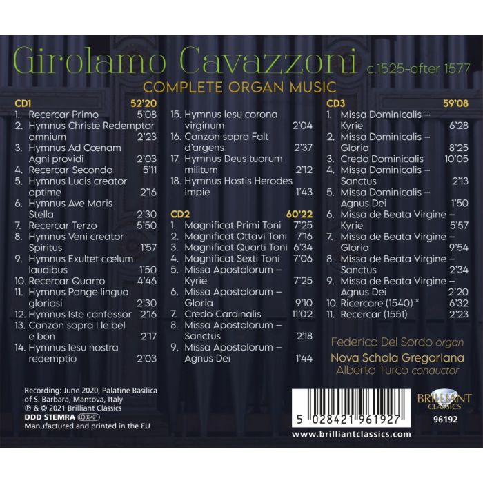 Cavazzoni: Complete Organ Music - slide-1