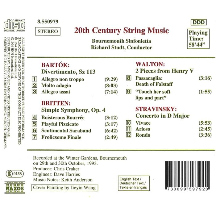 20TH CENTURY STRING MUSIC - slide-1