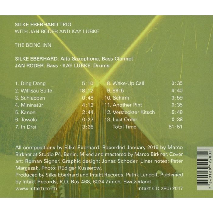 Silke  Eberhard Trio/ Roder/ Lübke  : The Being Inn - slide-1