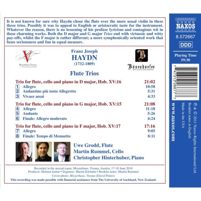 HAYDN: Flute Trios - slide-1