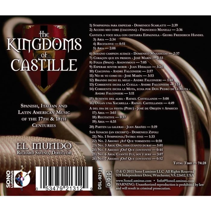 The Kingdoms of Castille: Mazzocchi, Falconieri, Hidalgo, Marin, Zipoli - slide-1