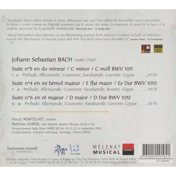 Suites pour violoncelle BWV 1010 - 1012 - slide-1