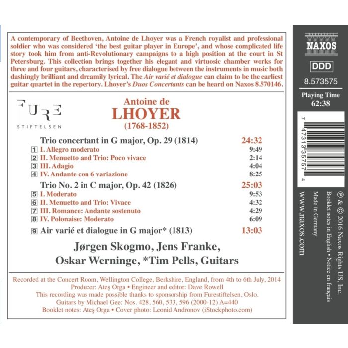Lhoyer: Complete Works for Guitar Trio and Quartet - slide-1