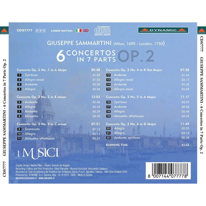 Sammartini: 6 Concertos in 7 parts op. 2 - slide-1